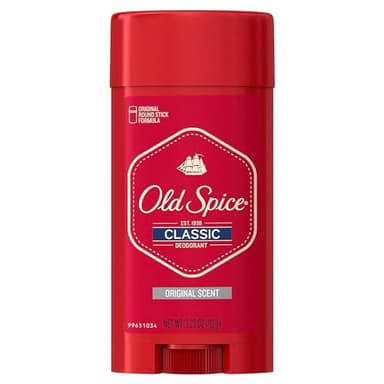 Old Spice Classic Deodorant for Men, 24hr Sweat & Odor Protection, Long Lasting Freshness, Clean & Masculine Fragrance, Original Scent, 3.25 oz