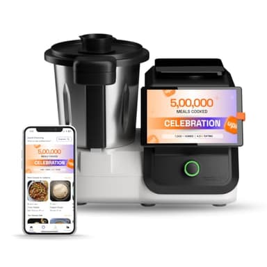 upliance AI Cooking Assistant | 750+ Recipes | AI Powered | 12 Modes | Weighing Scale | App & WiFi | 220-240V | Use with Transformer in USA.