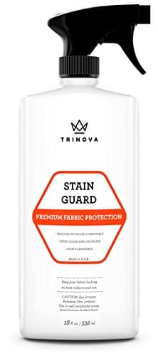 TriNova Stain Guard – Non-Aerosol Fabric Protection Spray for Upholstery, Carpet, Rugs, and More – Protect from Liquid Stains, Spills & Accidents (18oz)