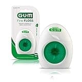 GUM Fine Waxed Dental String Floss, Tight Spaces, Rewindable Dispenser, Mint, 200 Yards