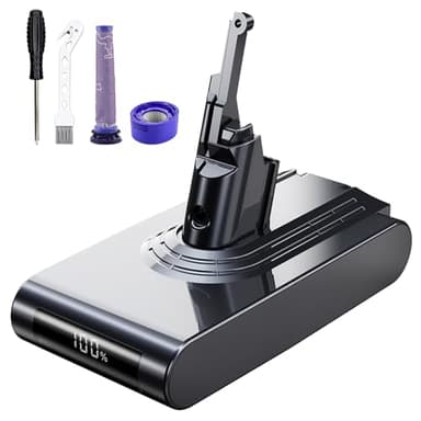 P.TOULTEK 8000mAh Replacement Battery for Dyson V8 Battery Compatible