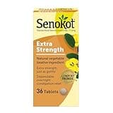 Senokot Extra Strength Natural Vegetable Laxative for Gentle Overnight Relief Occasional Constipation, 36 Count