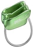 Petzl Verso Belay Device - Compact, Lightweight Belay Device, for One or Two Rope Strands While Climbing or Rappelling - Green