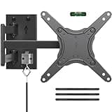 Suptek Lockable RV TV Mount for 13-43 Inch TVs | Full Motion Locking Wall Mount for Camper, Trailer, Motorhome, Boat, Truck, Indoor and Outdoor, VESA 200mm, Supports 44lbs, Model MA1342