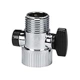 DANCO Energy-Saving Shower Shut-Off Valve, Chrome, 1/2-Inch IPS, 1-Pack (80782X)