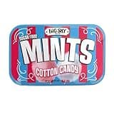 Big Sky Sugar Free Mints Cotton Candy | Sugarfree, No Artificial Colors or Flavors | Kosher Certified, Vegan, Gluten Free | Aspartame & Xylitol Free | 50 Count Tin (Pack of 6)
