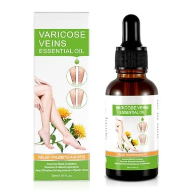 Varicose Veins Essential Oil, Spider Vein Removal Oil for Legs, Natural Varicose Veins Oils 30ML
