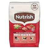 Nutrish Real Beef, Pea & Brown Rice Recipe Whole Health Blend Dry Dog Food, 40 lb. Bag, Packaging May Vary (Rachael Ray)