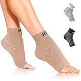 Run Forever Plantar Fasciitis Compression Socks - Foot and Ankle Brace for Women & Men - Toeless Compression Socks for Support, Night Splint, Arch & Achilles Tendonitis Relief