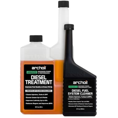 Archoil Diesel Fuel System Kit - AR6500 Diesel Treatment (40 oz) + AR6400-D Diesel Fuel System Cleaner