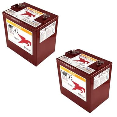 Trojan T875-AES 8V Advanced Energy Storage Deep-Cycle Battery, Renewable Energy, Off-Grid, Industrial Use (Pack of 2)