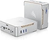 KAMRUI GK3Plus Mini PC, 16GB RAM 512GB M.2 SSD Mini Computers,12th Gen Alder Lake N95 (up to 3.4GHz) Micro PC, 2.5''SSD, Gigabit Ethernet,4K UHD,WiFi,BT,VESA/Home/Business Small pc