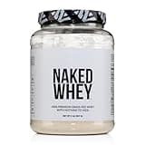 Naked Whey 2LB 100% Grass Fed Whey Protein Powder - Only 1 Ingredient, Unflavored Whey Protein, Undenatured, Gluten Free, Soy Free, No GMOs, No Preservatives