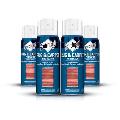 Scotchgard Rug & Carpet Protector Spray, 14 oz (Pack of 4) – Blocks Stains & Resists Soiling, Fabric Stain Protector for Carpets & Rugs, Easy Cleanup, Ideal for High-Traffic Areas