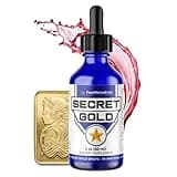 FWS Colloidal Gold - Ascension, Meditation, Spiritual Aid - Brain Boost - Enhance Awareness, Clarity, Dreams, Intuition - Made from 99.99% Pure Swiss Gold - 100 ppm - Ruby Red - Real 24K