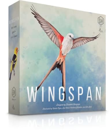Stonemaier Games: Wingspan (Base Game) by Elizabeth Hargrave | A Relaxing, Award-Winning Strategy Board Game About Collecting Birds for Adults and Family | 1-5 Players, 70 Mins