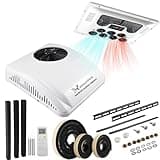12V RV Air Conditioner 8530 BTU Non-Ducted, 45dB 2-in-1 RV Rooftop Air Conditioner for Heater and Cooling, Easy-to-install 12V RV DC Unit for RVs, Camper and Trucks, Etc. (12, Volts (DC))