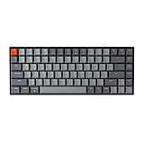 Keychron K2 75% Layout Bluetooth Wireless Mechanical Gaming Keyboard with Gateron G Pro Brown Switch/White LED Backlit/USB C/Anti Ghosting/N-Key Rollover, 84 Keys, for Mac Windows-Version 2