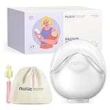 Nuliie 1 PCS Silicone Breast Milk Collectors for Breastfeeding Leak-Proof, 3oz/90ml Portable Milk Catcher, BPA-Free Soft Breast Shell, Wearable Manual Breast Pump for Newborns Essentials