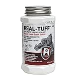 Hercules 15620 Real-Tuff Heavy Duty PTFE Pipe Thread Sealant, White, 8 oz.