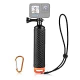 Yullmu Floating Hand Grip, Waterproof Pole Mount for GoPro Hero 13/12/11/10/9/8/7/6/5/4/3/3+/2/1 Session, Handle Mount Accessories for Fusion AKASO DJI Osmo Action Cameras