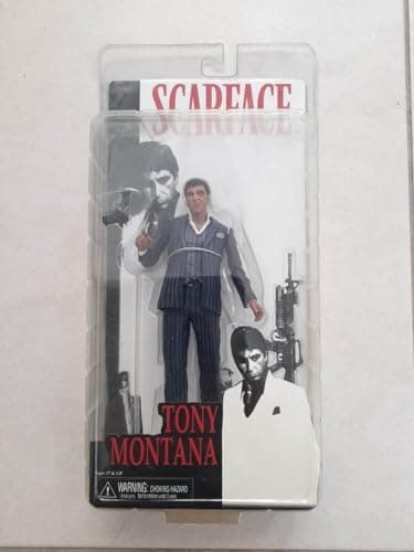 Scarface Tony Montana Blue Suit 7" Action Figure