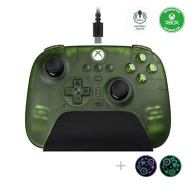 8Bitdo Ultimate 3-mode Hall Effect Joysticks/Hall Trigger Controller with Charging Dock, Wired for Xbox Series X|S, Xbox One, Wireless for Apple, Windows & Android - Officially Licensed (Jade)