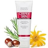 Advanced Clinicals Crepey Skin Care Treatment Body Lotion | Crepe Skin Wrinkle Eraser Moisturizer | Collagen Cream | Vitamin E Cream | Arnica Bruise Cream W/Horse Chestnut, Fragrance-Free, 8 Fl Oz