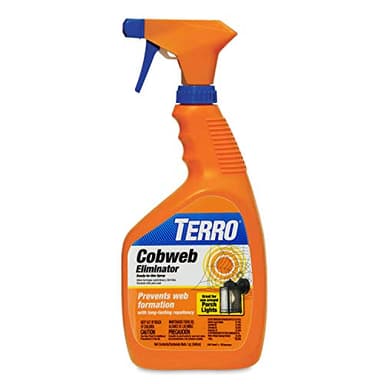 TERRO Spider Cobweb Eliminator and Repellent Spray - Prevent Spiderweb Formation - Ready-to-Use & Works Immediately - Long Lasting Results - T2360