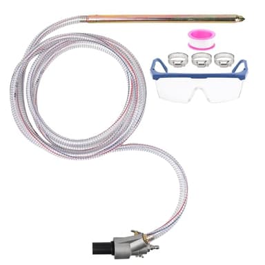 Power Washer Sand Blaster Kit, Wet & Dust-Free Sandblasting Accessory for Pressure Washers (Max 5000 PSI, 8 GPM), 1/4-Inch Quick-Connect, 18-Ft Hose – Dustless Blaster for Residential & Commercial Use