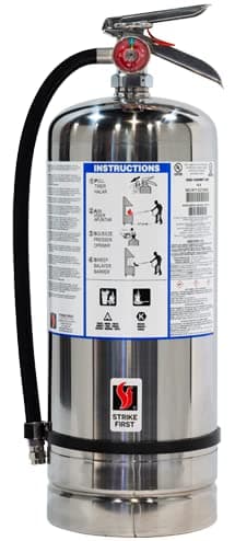 Strike First SF-6LK 6 Liter Wet Chemical Class A K Fire Extinguisher, Ideal for “Kitchen USE”