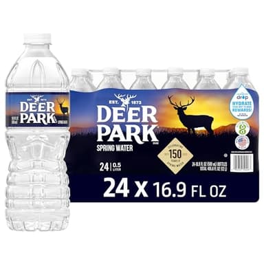 Deer Park Spring Water, 24 Pack – Crisp Refreshing Taste – 16.9 Fl Oz