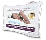 MODERNJOE'S Luxurious Water Pillow - Queen Size with Double Piped Edge - Fully Adjustable Orthopedic Support Waterbase Pillow Hotel Collection by Modern Joes