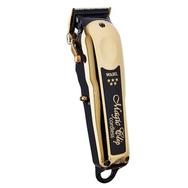 Wahl Professional 5 Star Cordless Magic Clip Gold High Performance Hair Clipper 100 Minute Run Time Lithium Ion Gold