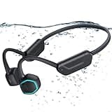 AGPTEK Waterproof MP3 Player with Bluetooth 5.3 for Swimming, X15 32GB Non-in-Ear Bone Conduction Headphones for Running, Cycling, Sports