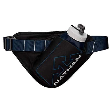 Nathan Hydration Waist Pack with Storage Pocket & Run Flask 22oz Adjustable Belt – Running, Hiking, Camping, Cycling