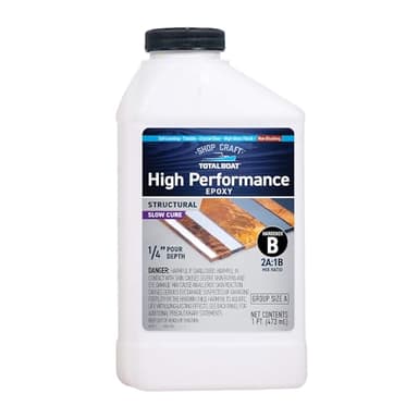 TotalBoat High Performance Slow Hardener (Pint),Clear