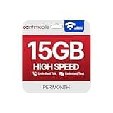 Prepaid Unlimited Plan: 1 Month | 15GB High-Speed Data Per Month | Unlimited Data Talk & Text | Prepaid Plan eSIM USA, Quick Activation | Nationwide Coverage | 4G, 5G Network (Verizon)