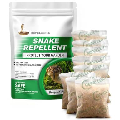 XLCKODY Snake Repellent for Yard, Snake Deterrent Outdoor, Snake Away Repellent for Garden/Lawn, Backyard Snake Repellent, Covers 120 Sq Ft, Lasts Up to 60 Days, 8Packs
