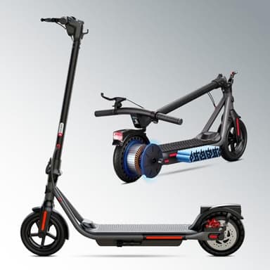 TST Electric Scooter for Adult, Up to 19 MPH and 20 Miles Long Range E Scooter, 8.5"/10" Solid and Pneumatic Tire, Portable Folding EScooter with Dual Brakes, Commuting Escooter App Control