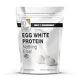 It's Just! - Egg White Protein Powder, Made in USA from Cage-Free Eggs, Dried Egg Whites (Unflavored, 8oz)