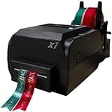ylpddmm Digital Satin Ribbon Printing Machine,Satin Ribbon Printing Machine with Holder,150mm/s,Supports 50+ Languages, DIY Decorative Ribbon,doublerow