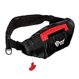 Eyson Inflatable Life Jacket Triangle Waist Bag Manual (Black)