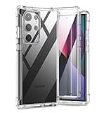 SURITCH for Samsung Galaxy S23 Ultra Clear Case 6.8" (Only), [Built-in Screen Protector] Full Body Protective Hard Shell+Soft TPU Phone Case for Samsung S23 Ultra -(Full Clear)