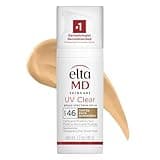 EltaMD UV Clear Tinted Sunscreen for Face - Deep Tinted SPF 46 with Zinc Oxide, Oil-Free, Dermatologist Recommended, 1.7 oz