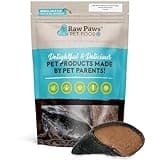 Raw Paws Filled Cow Hooves for Dogs - Peanut Butter Flavor, 5-Pack, Natural Beef, Free Range Cow Hooves - Peanut Butter for Dogs - Stuffed Cow Hoof Dog Chews