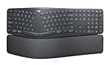 Logitech ERGO K860 Wireless Ergonomic Keyboard - Split Keyboard, Wrist Rest, Natural Typing, Stain-Resistant Fabric, Bluetooth and USB Connectivity, Compatible with Windows/Mac, Black