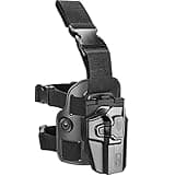 Level II Tactical Drop Leg Holster, Universal Fits 100+ Pistols, Thigh for Glock 17 19,Beretta 92FS,S&W M&P 9mm/.40, Sig P320 P220,XD Series, Fit Most Full & Compact Size Pistols