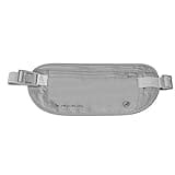 Travelon Rfid Blocking Undergarment Waist Pouch Travel Wallet, Gray, One Size
