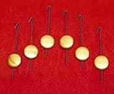 qdyzpp Miniature Novelty Clock Pendulum 2 3/4" Length 6 Pieces Pack Germany Zappler Lux